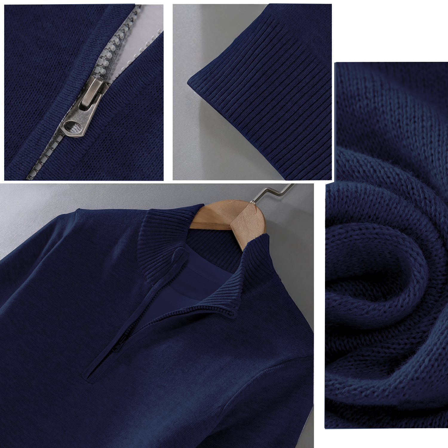 The Trento Zip Sweater
