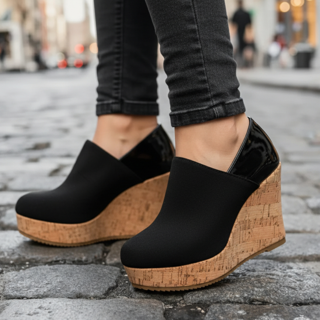The Aria Cork Wedges