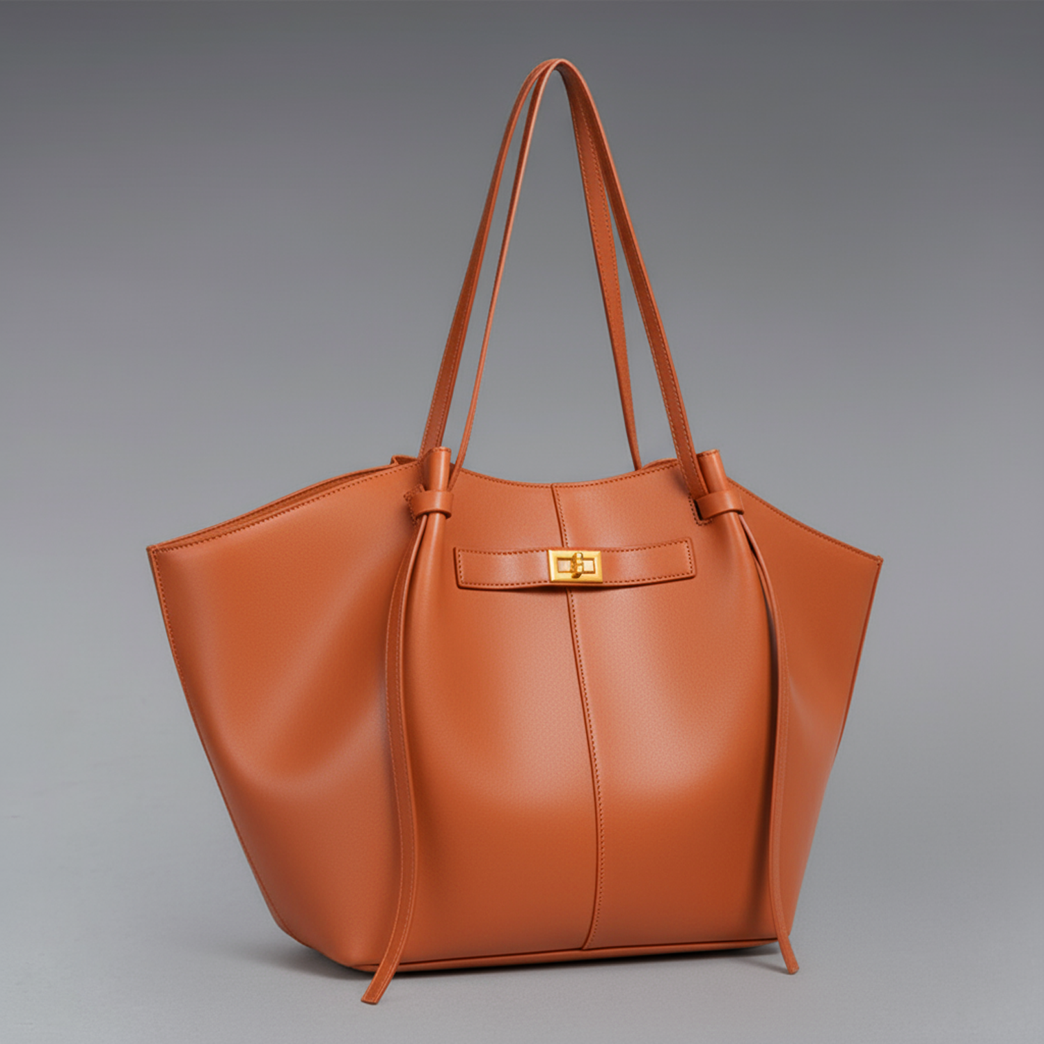 The Emilia Medium Leather Tote