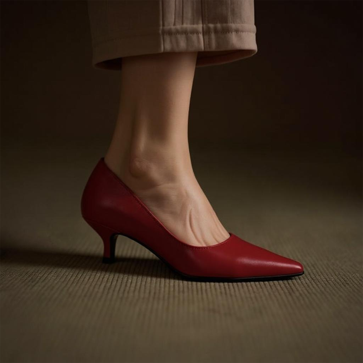 Chérie Genuine Leather Heels
