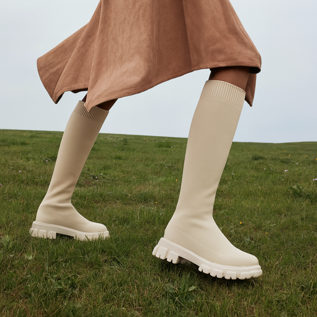 The Verdeon Knit Boots