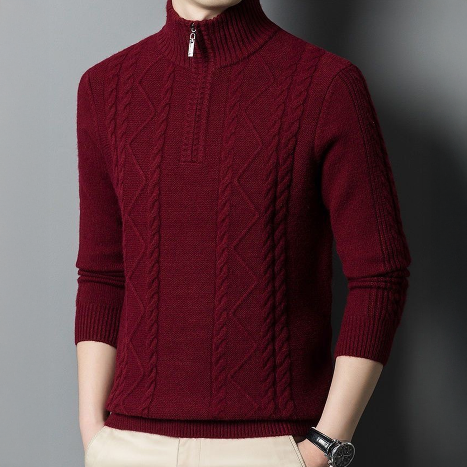 The Camden Half-Zip Sweater