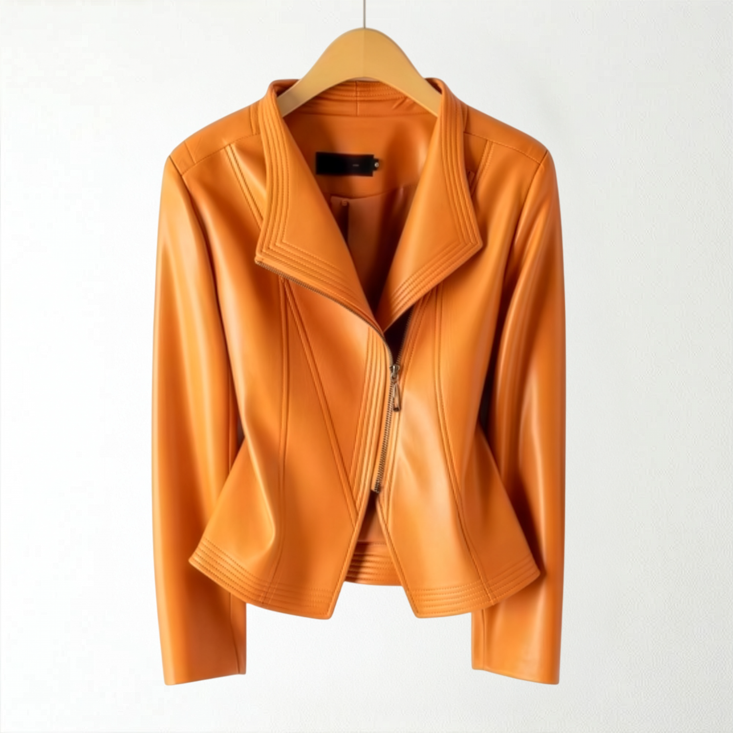 Clarisa Lambskin Leather Jacket
