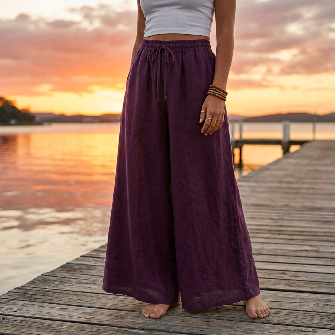 The Santorini Linen Pants