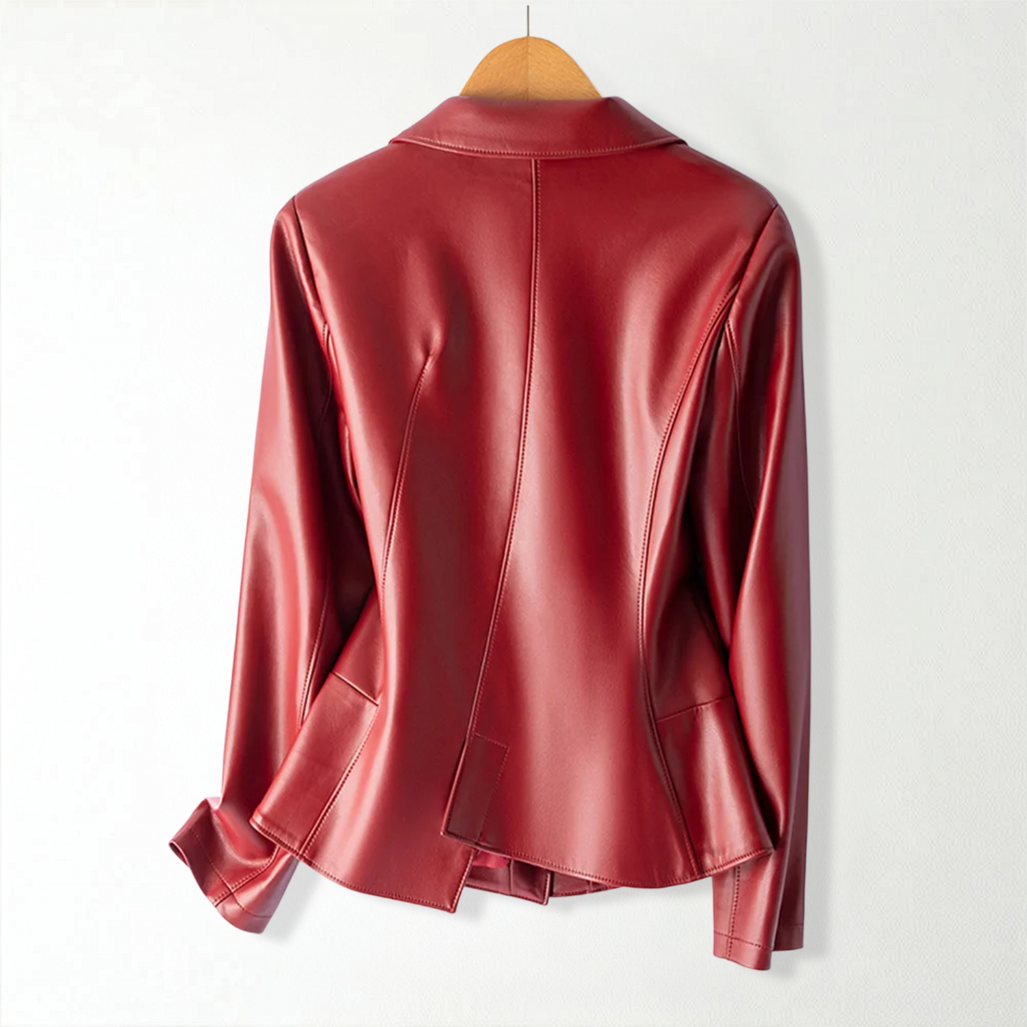 Aria Lambskin Leather Blazer