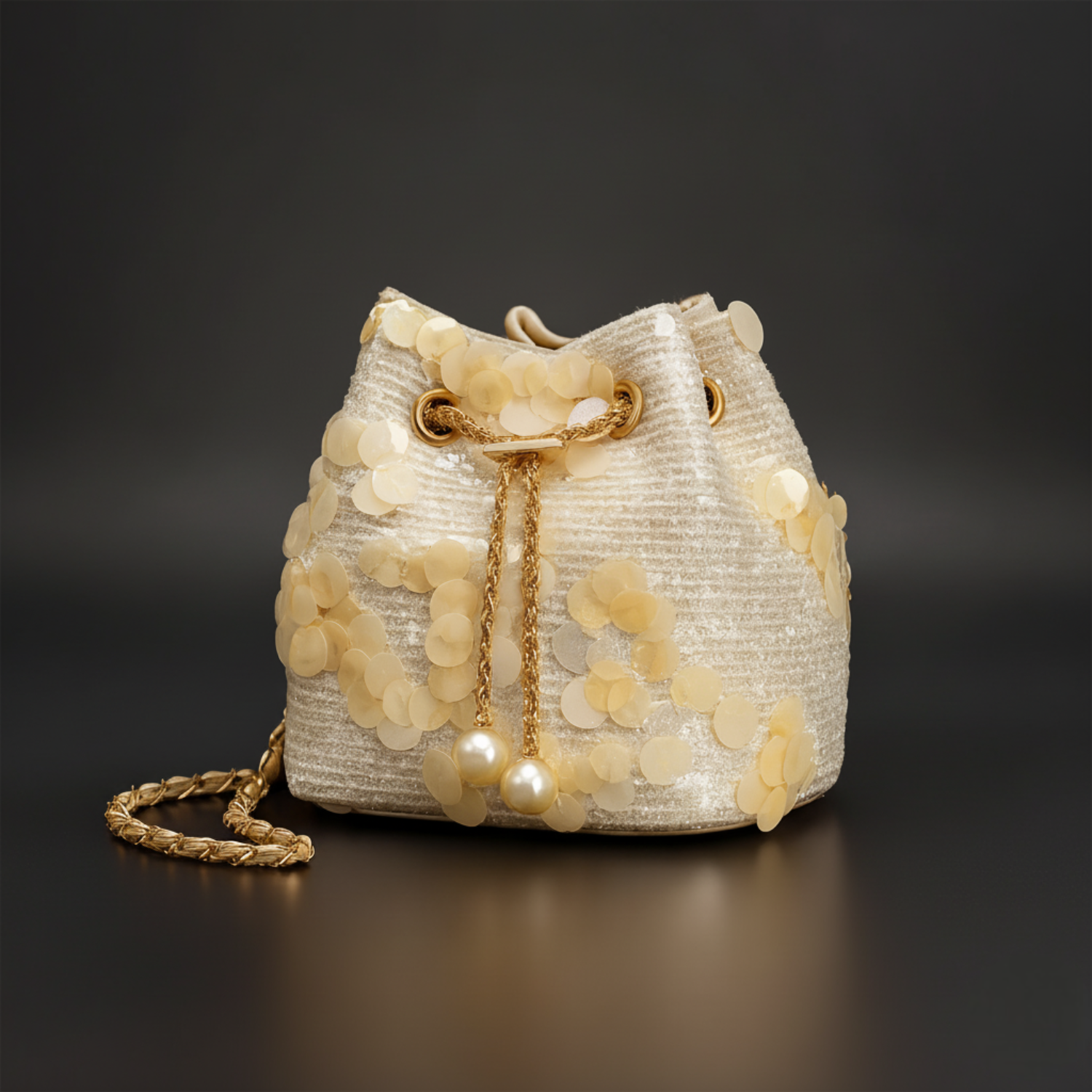 The Siena Sequin Pouch