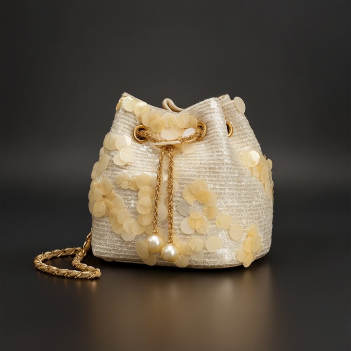 The Siena Sequin Pouch