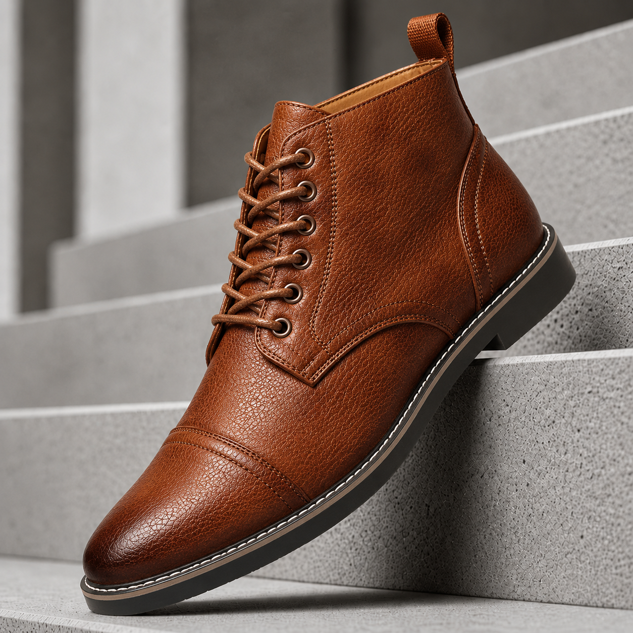 Ashford Leather Lace-Up Boot
