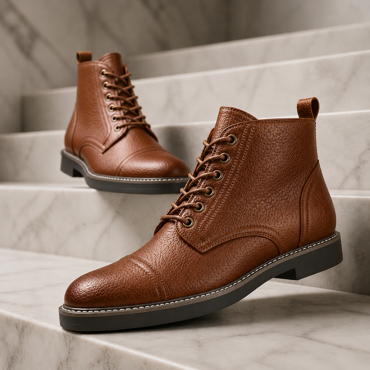 Ashford Leather Lace-Up Boot