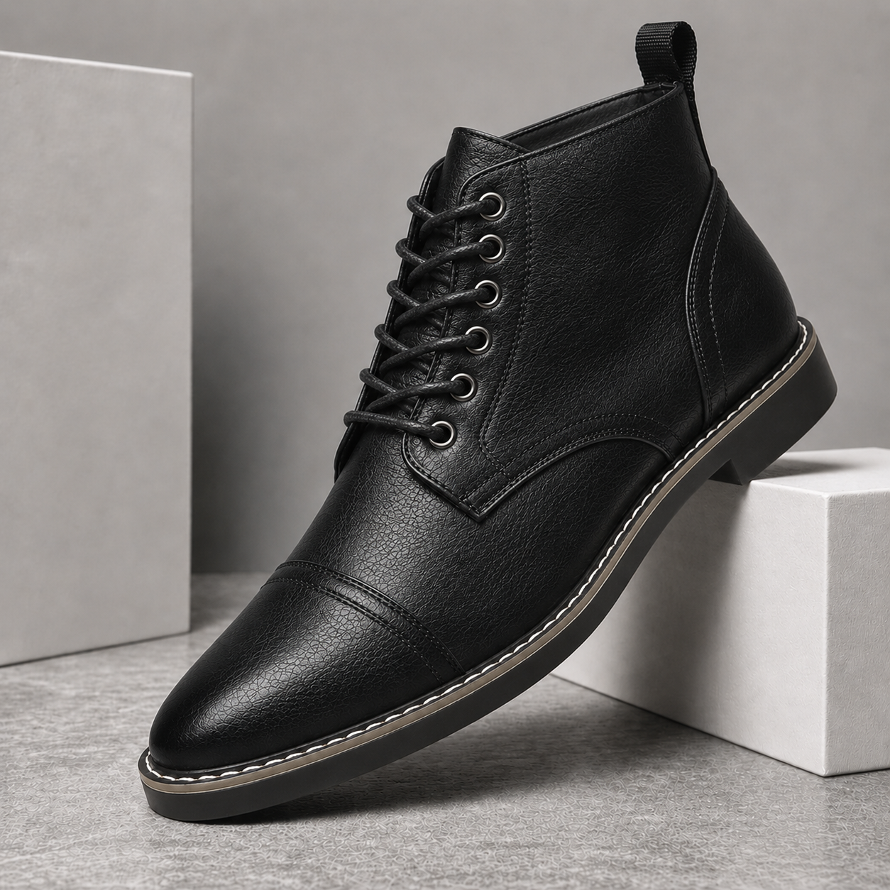 Ashford Leather Lace-Up Boot