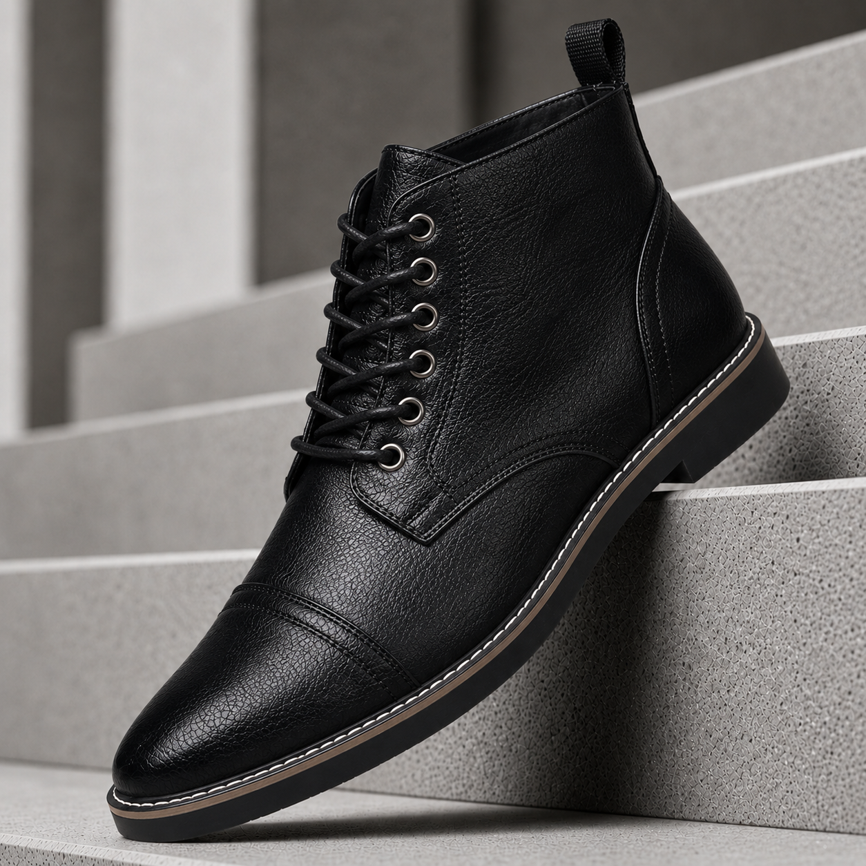 Ashford Leather Lace-Up Boot