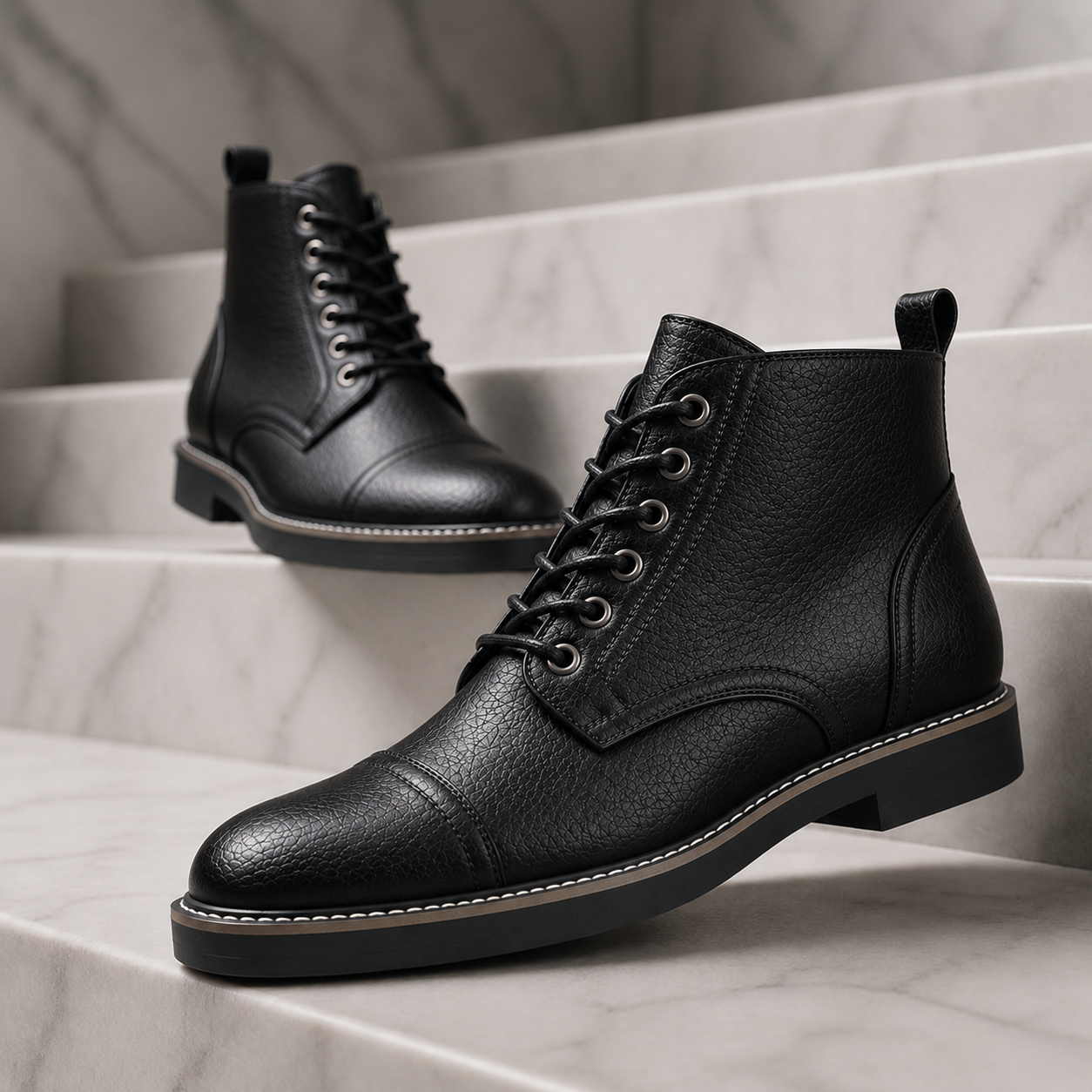 Ashford Leather Lace-Up Boot