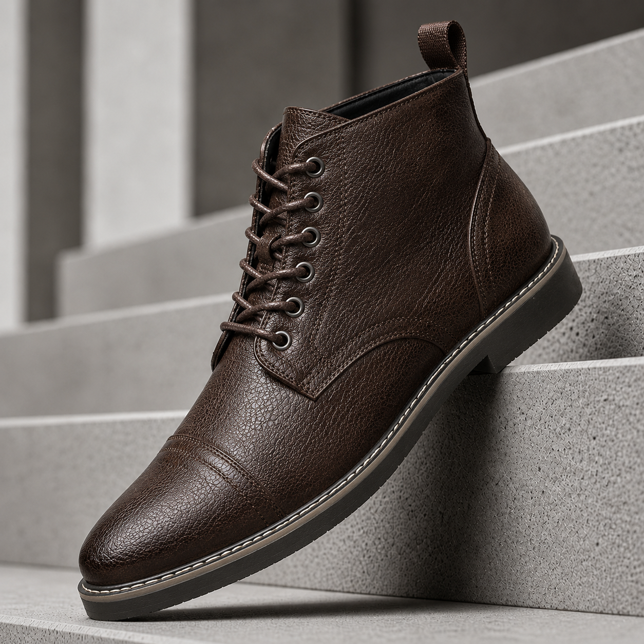 Ashford Leather Lace-Up Boot