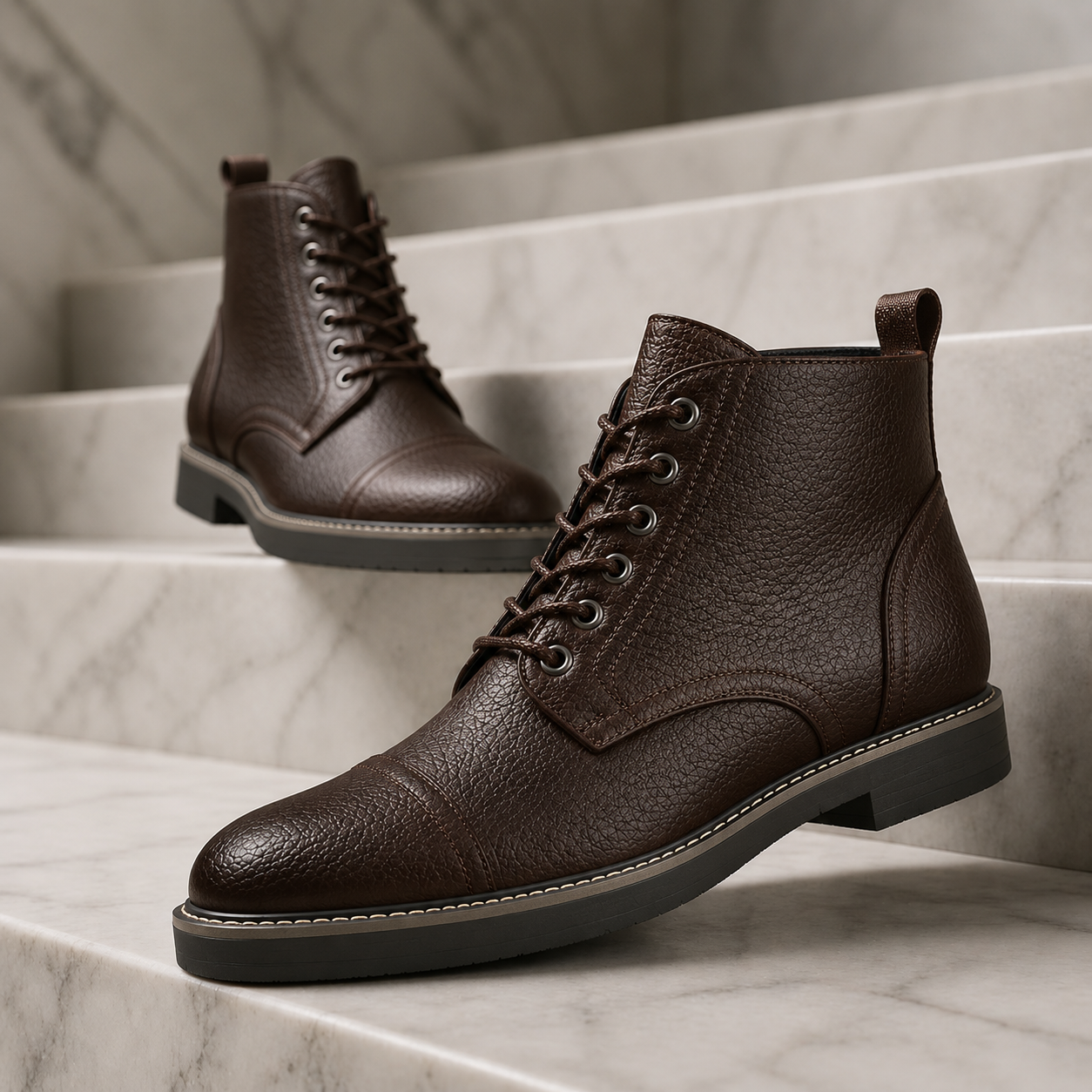 Ashford Leather Lace-Up Boot