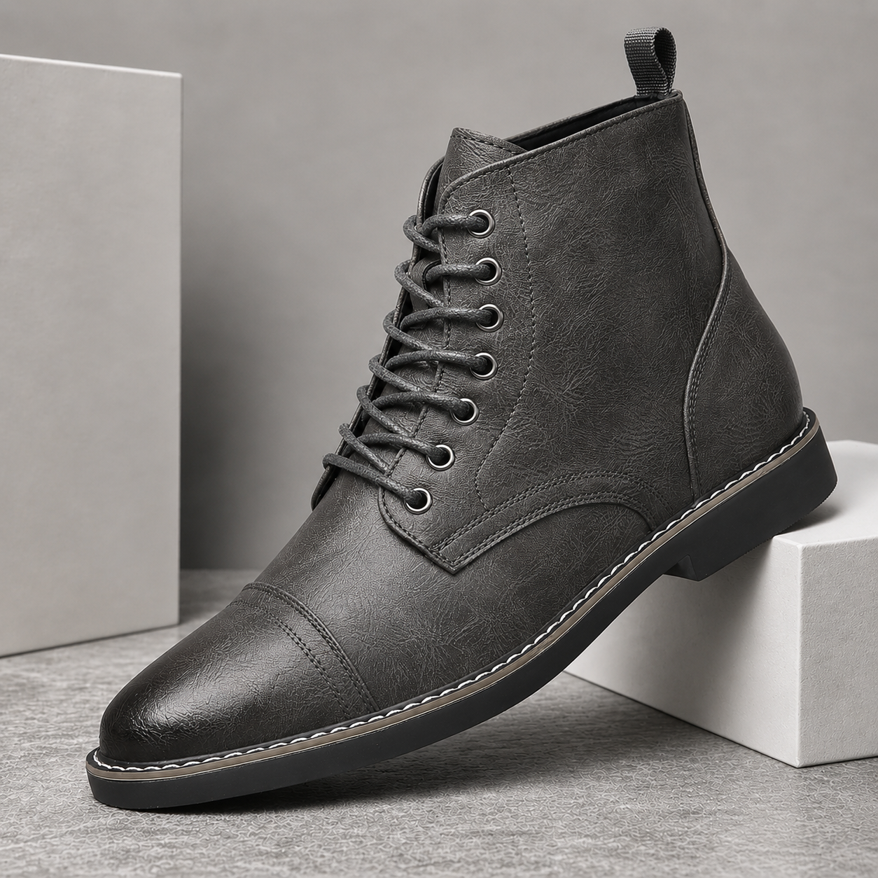 Ashford Leather Lace-Up Boot