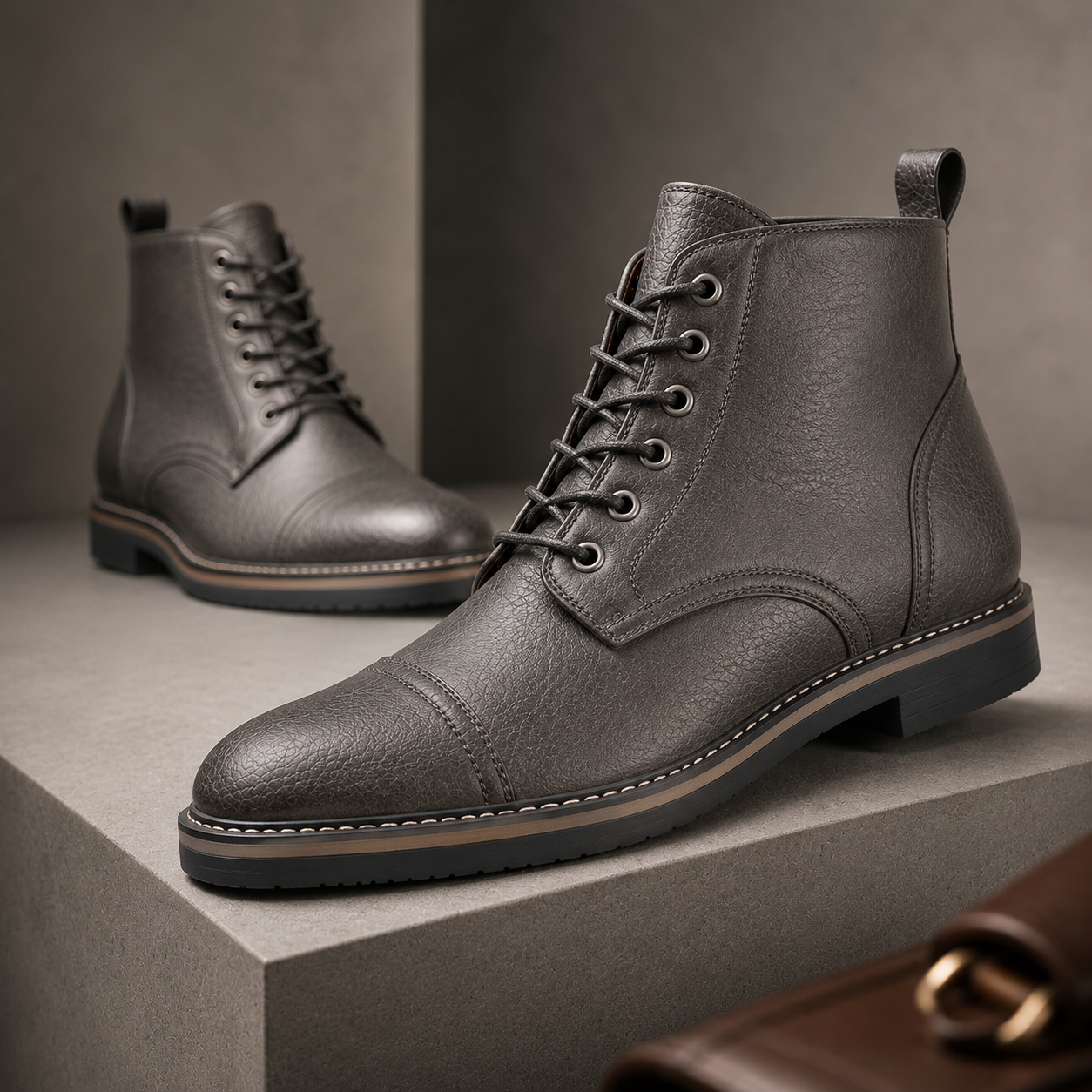 Ashford Leather Lace-Up Boot