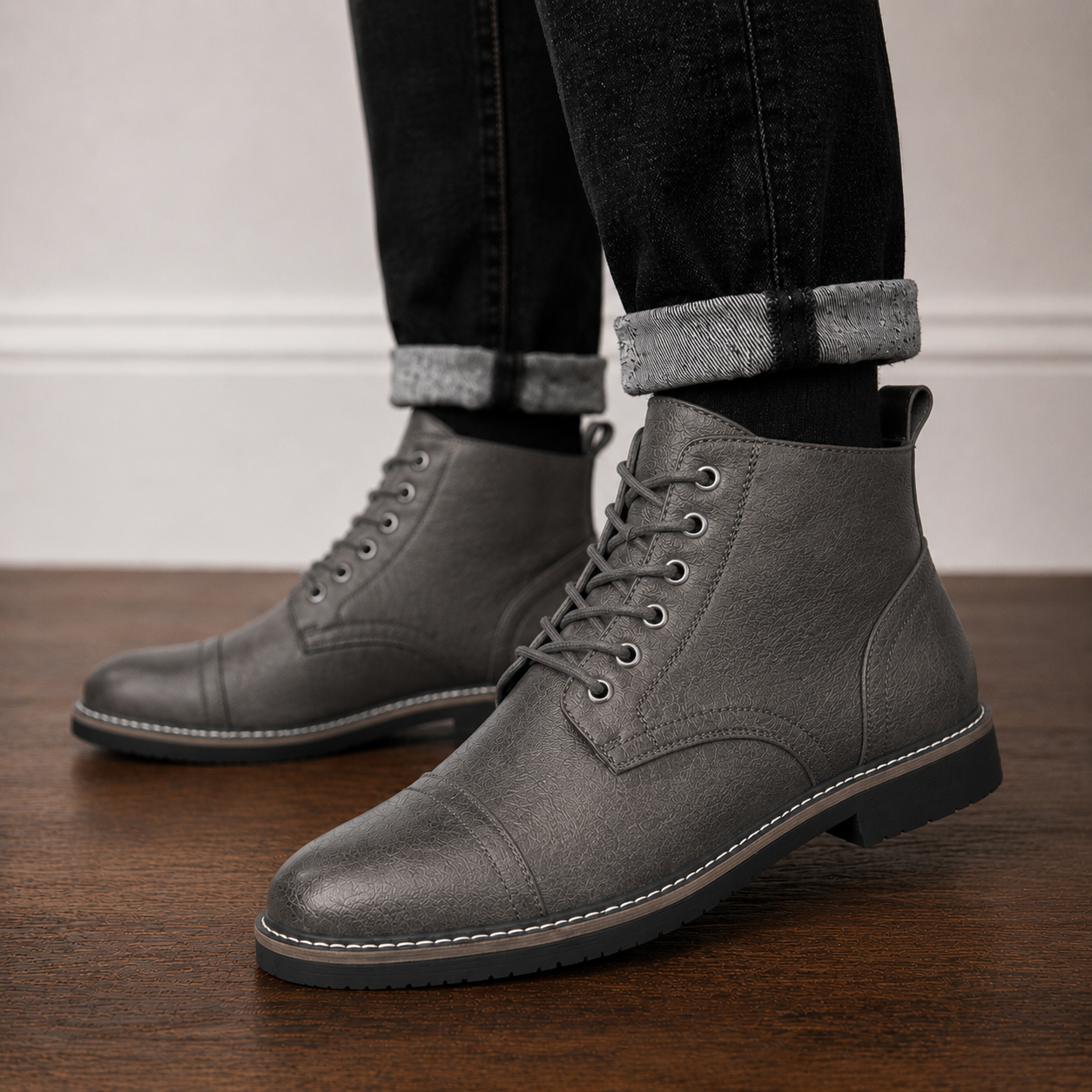 Ashford Leather Lace-Up Boot