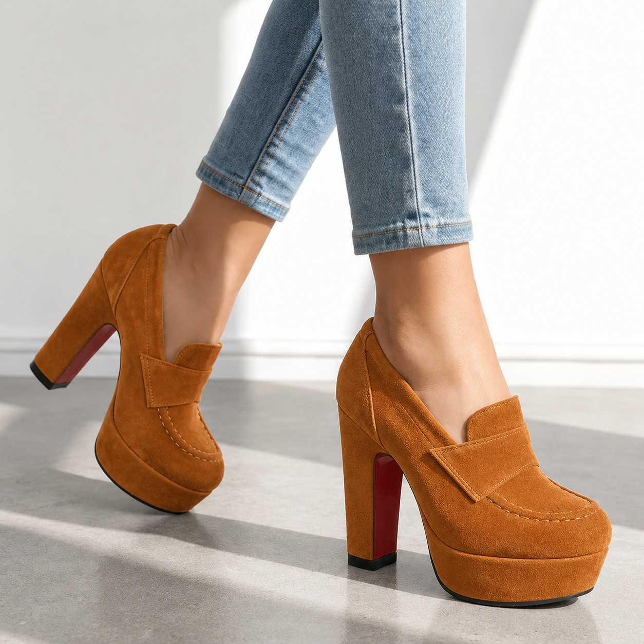 Scarlet Sole Platform Loafers