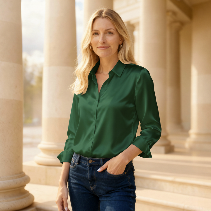 The Aurelia Satin Shirt