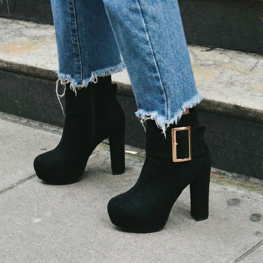 The Aria Buckle Boot