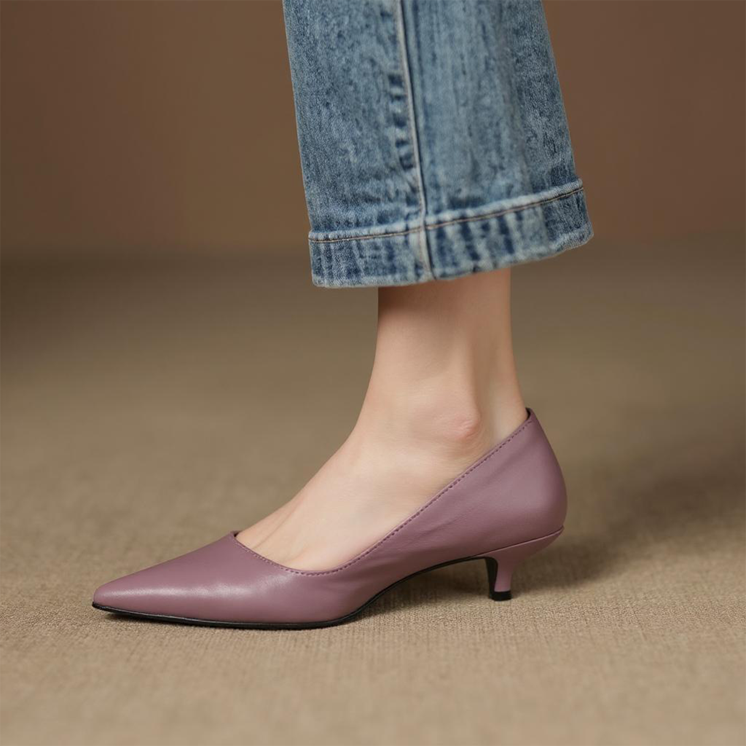 Chérie Genuine Leather Heels