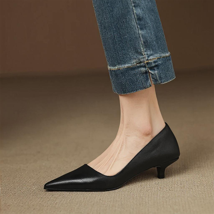 Chérie Genuine Leather Heels