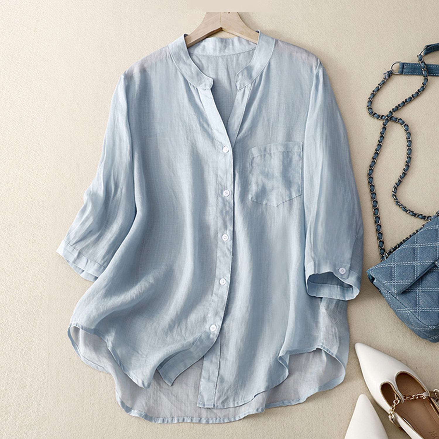 The Livia Linen Shirt