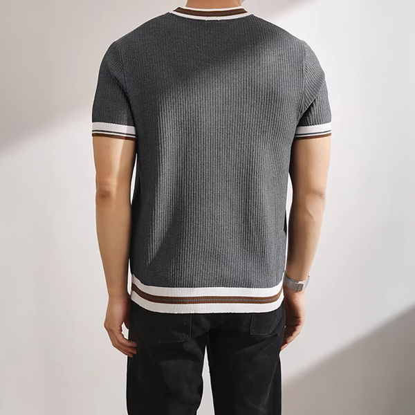 The Milo Knit Tee hover image