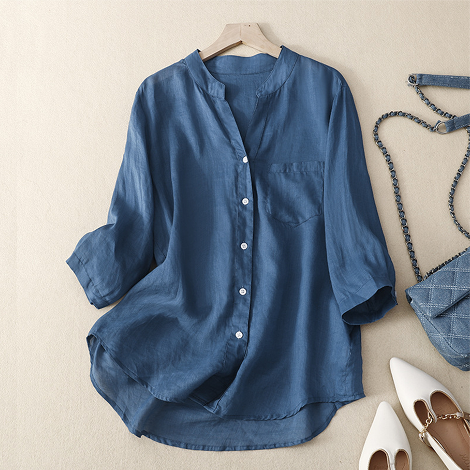 The Livia Linen Shirt