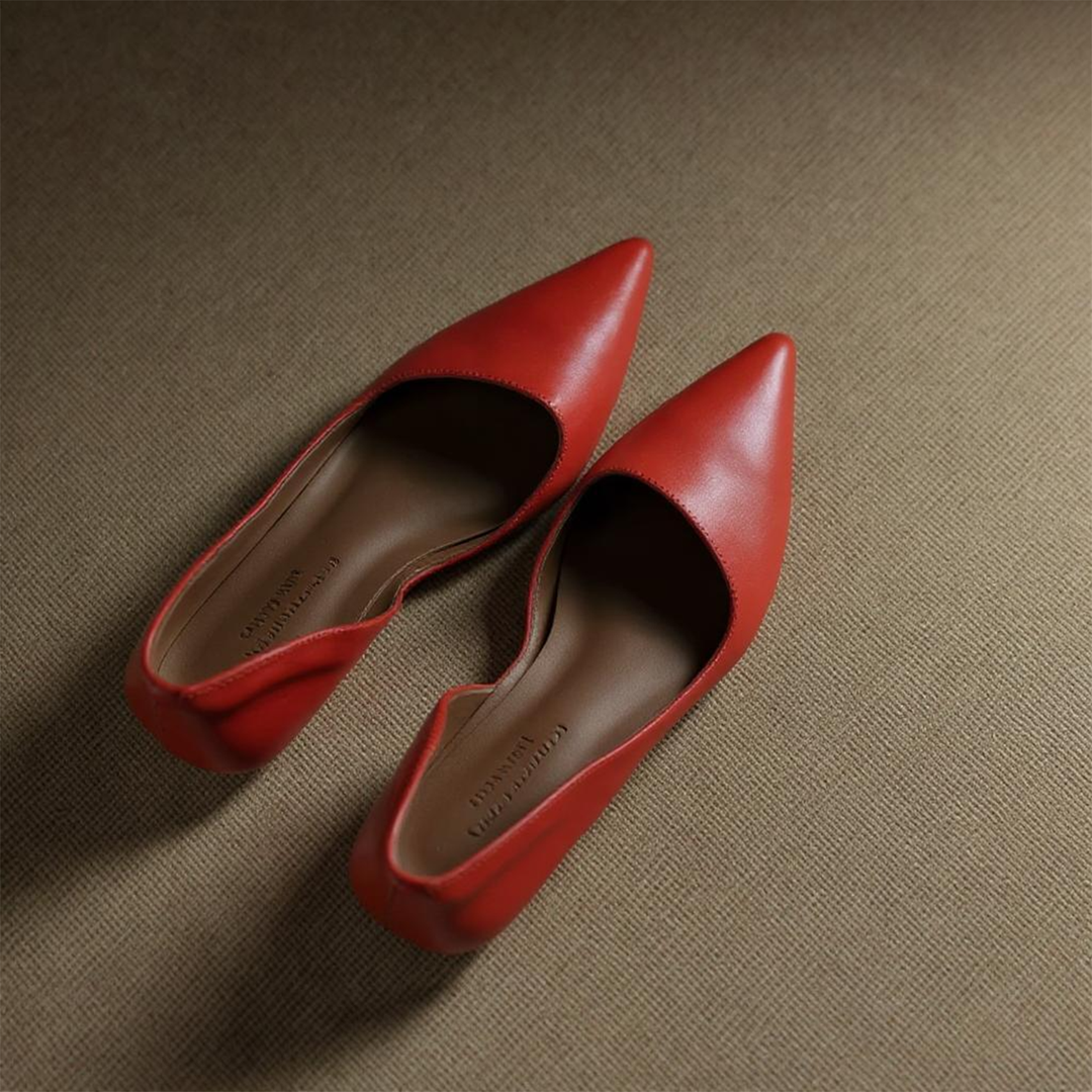 Chérie Genuine Leather Heels