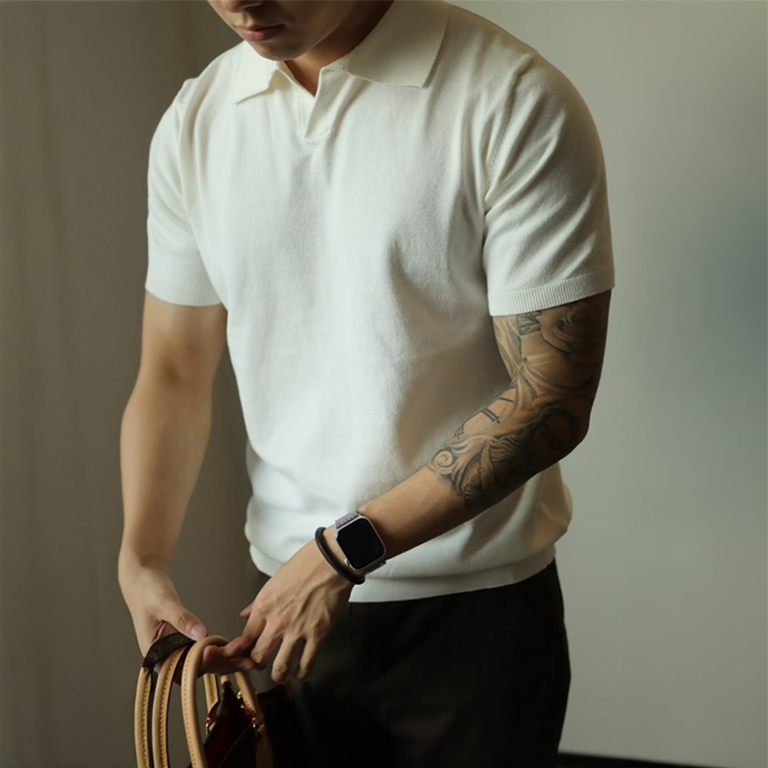 The Midnight Knit Polo