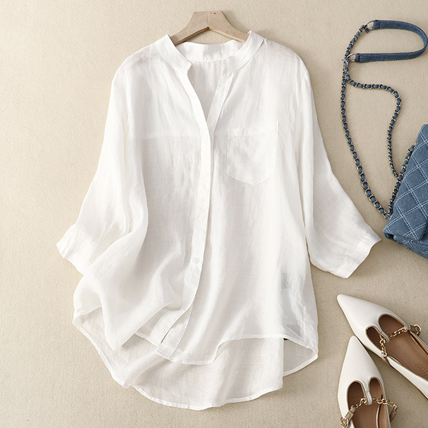 The Livia Linen Shirt