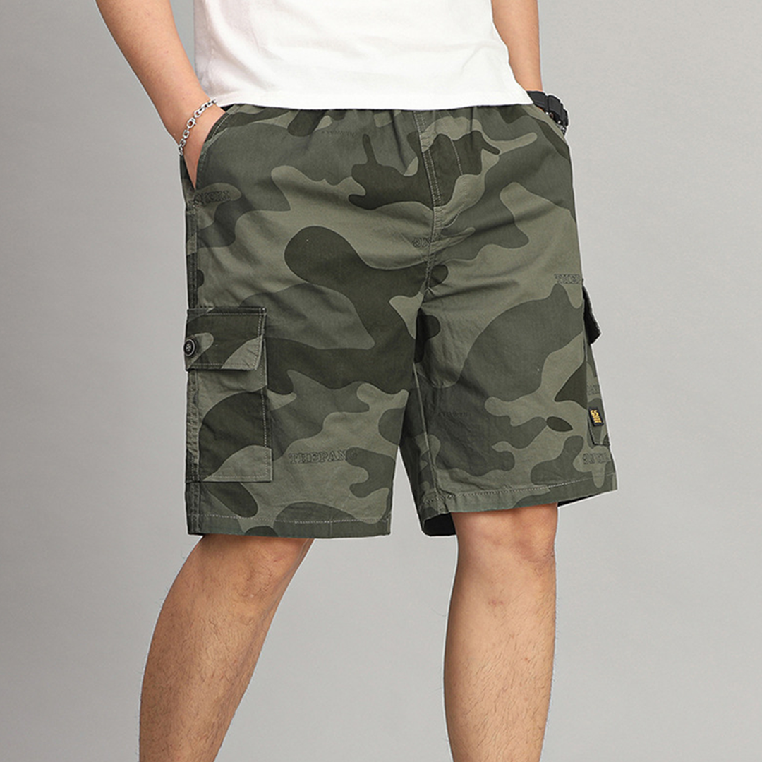Camo Cotton Shorts