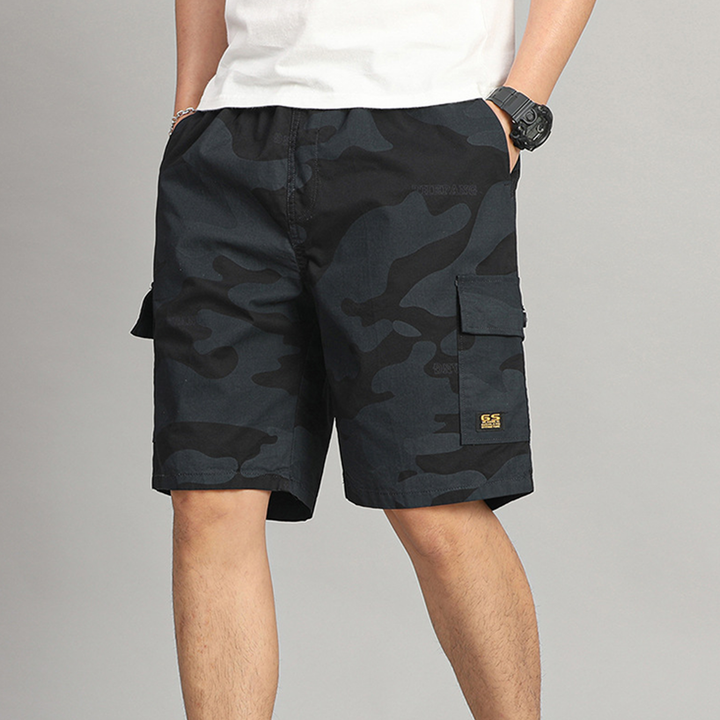 Camo Cotton Shorts