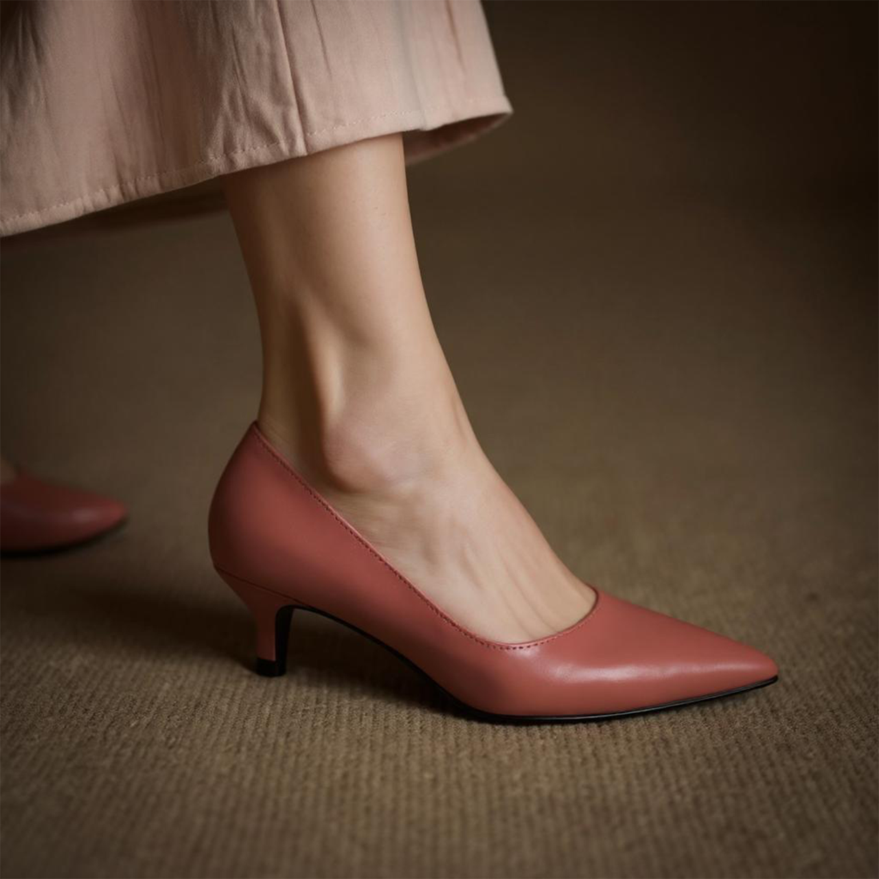 Chérie Genuine Leather Heels