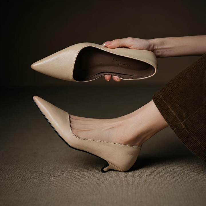 Chérie Genuine Leather Heels