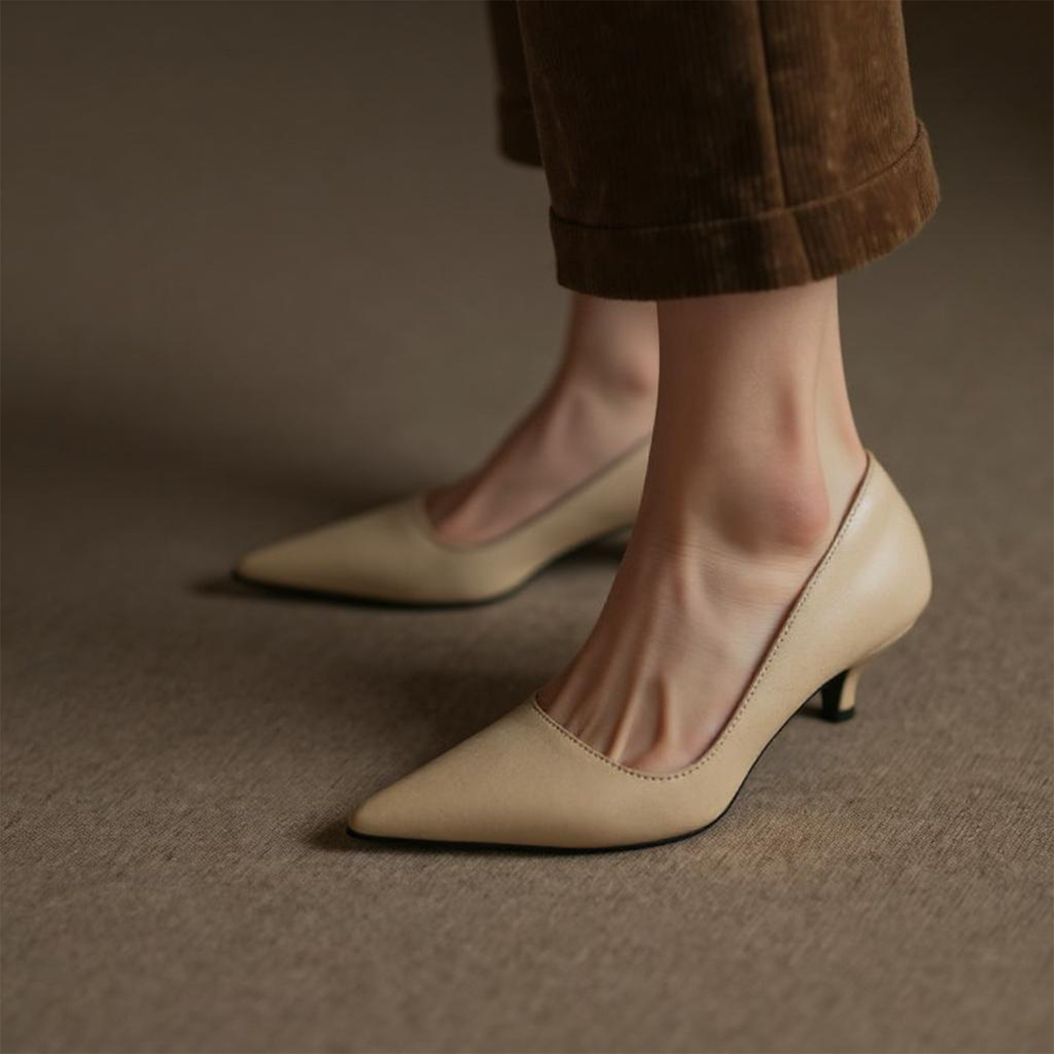 Chérie Genuine Leather Heels