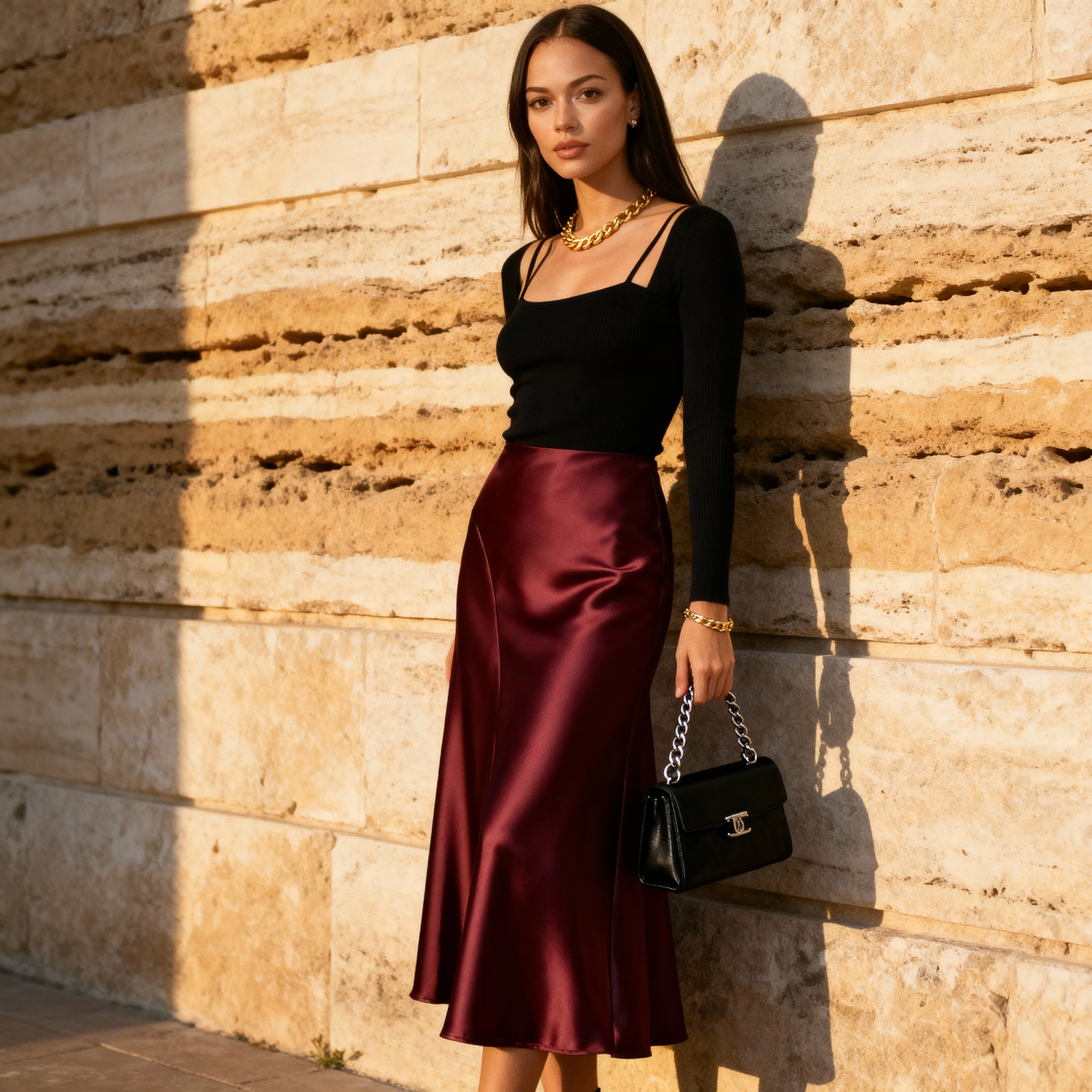 Valentina Silhouette Skirt