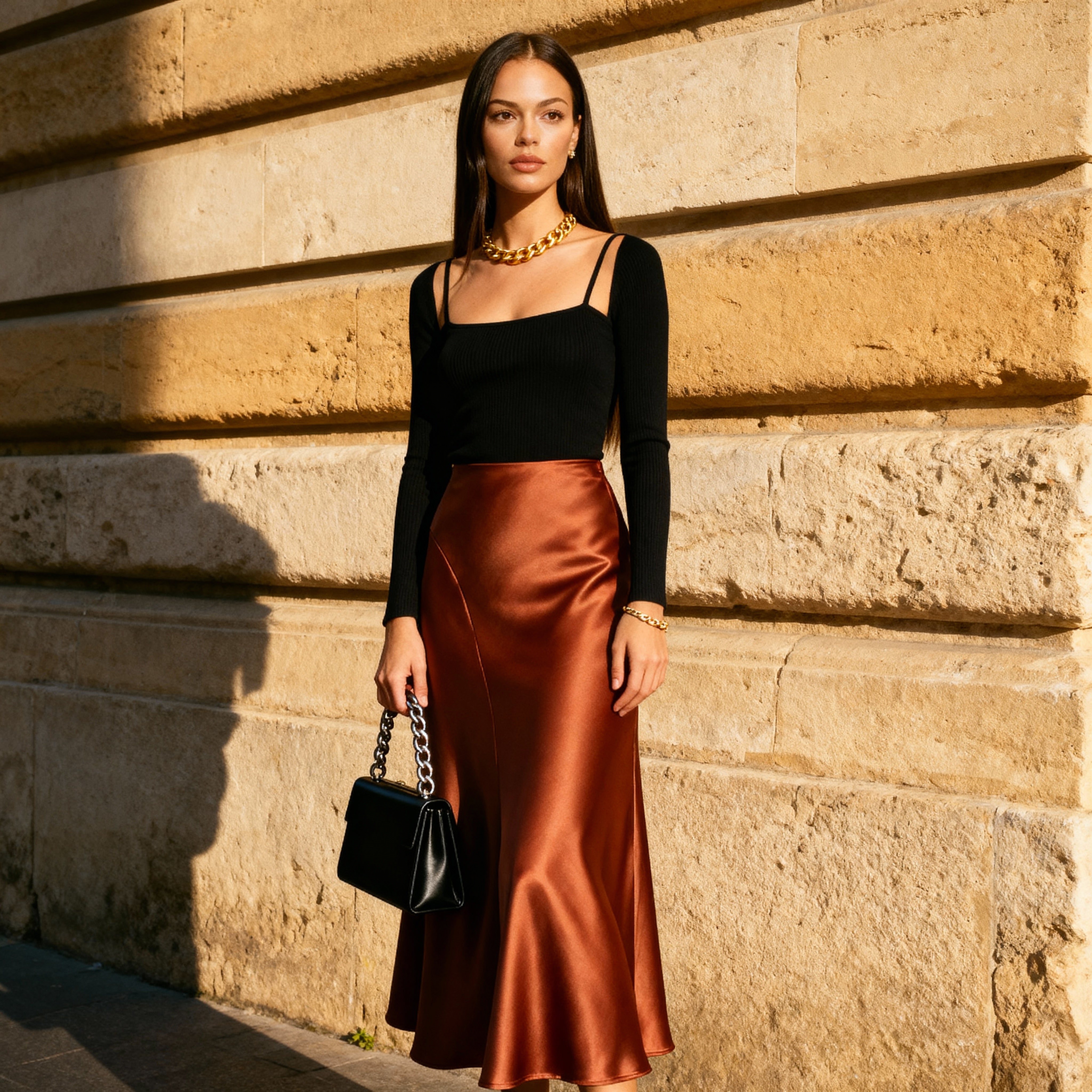 Valentina Silhouette Skirt