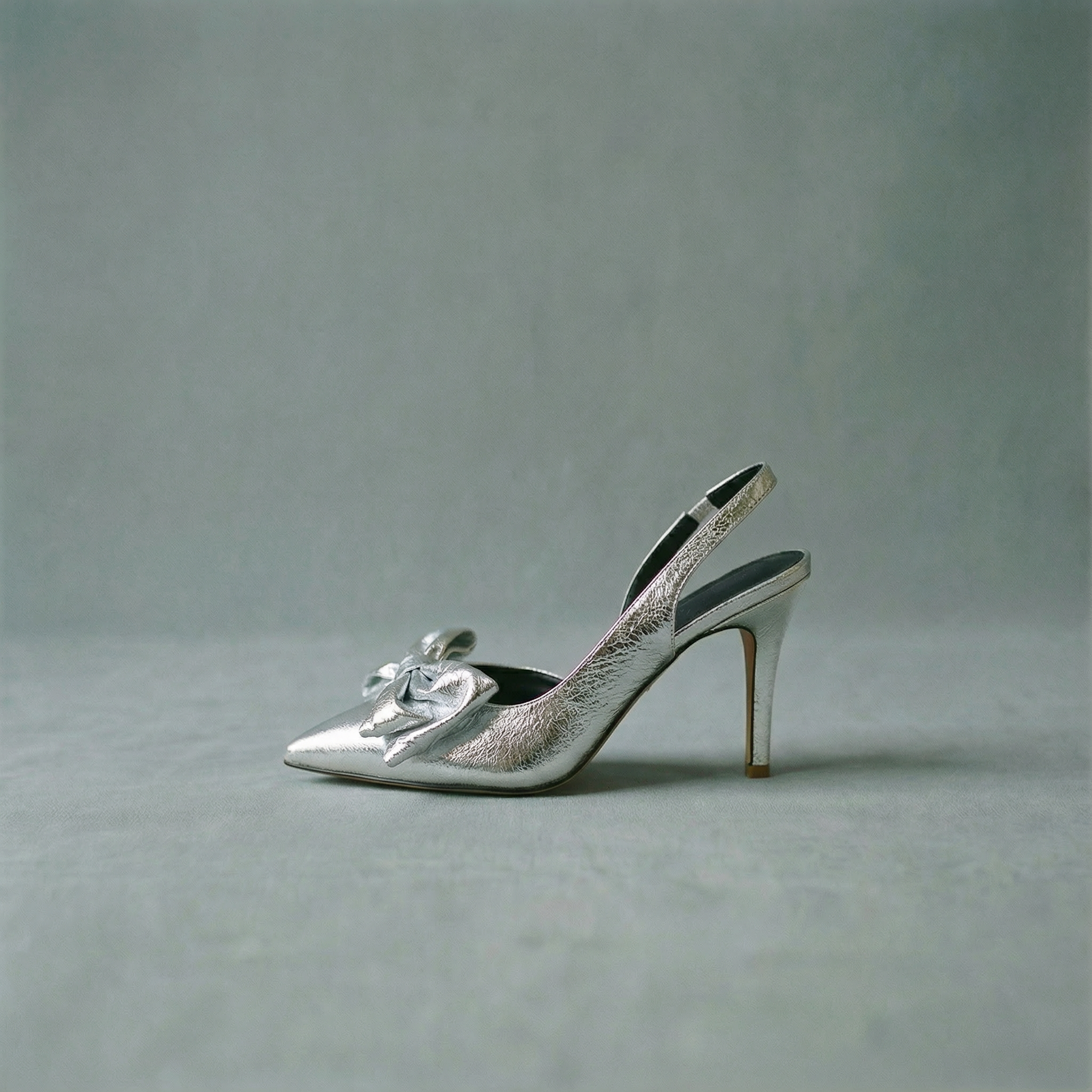 The Tessa Bow-Tie Slingback Heels