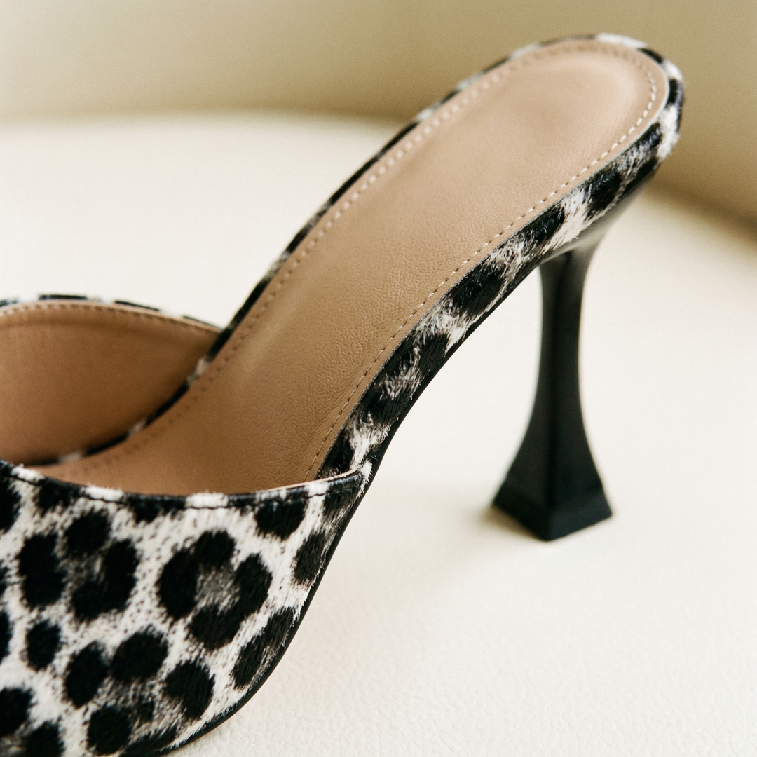 Cheetah Chic Mules