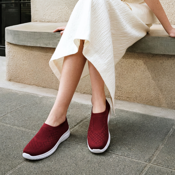 Square-Toe Cushioned Flats