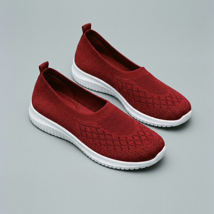 Square-Toe Cushioned Flats