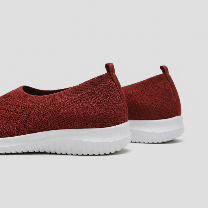 Square-Toe Cushioned Flats