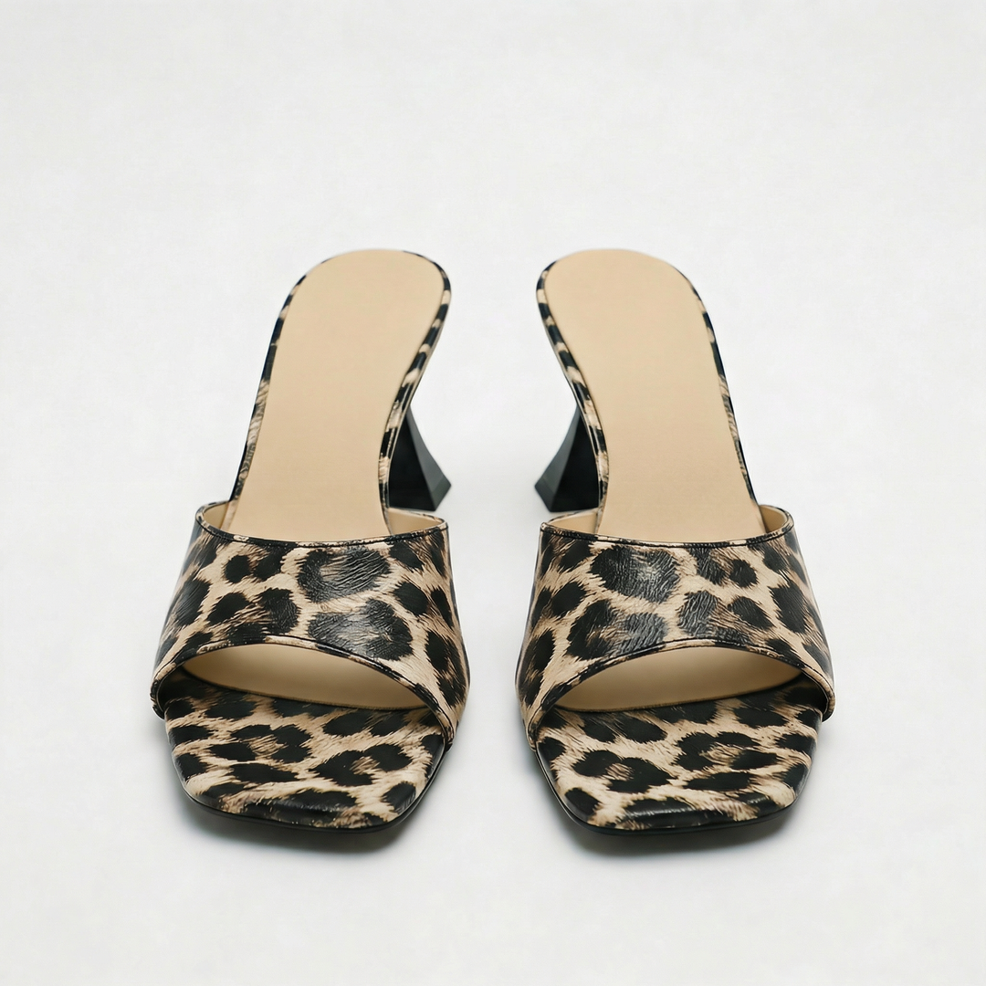 Cheetah Chic Mules