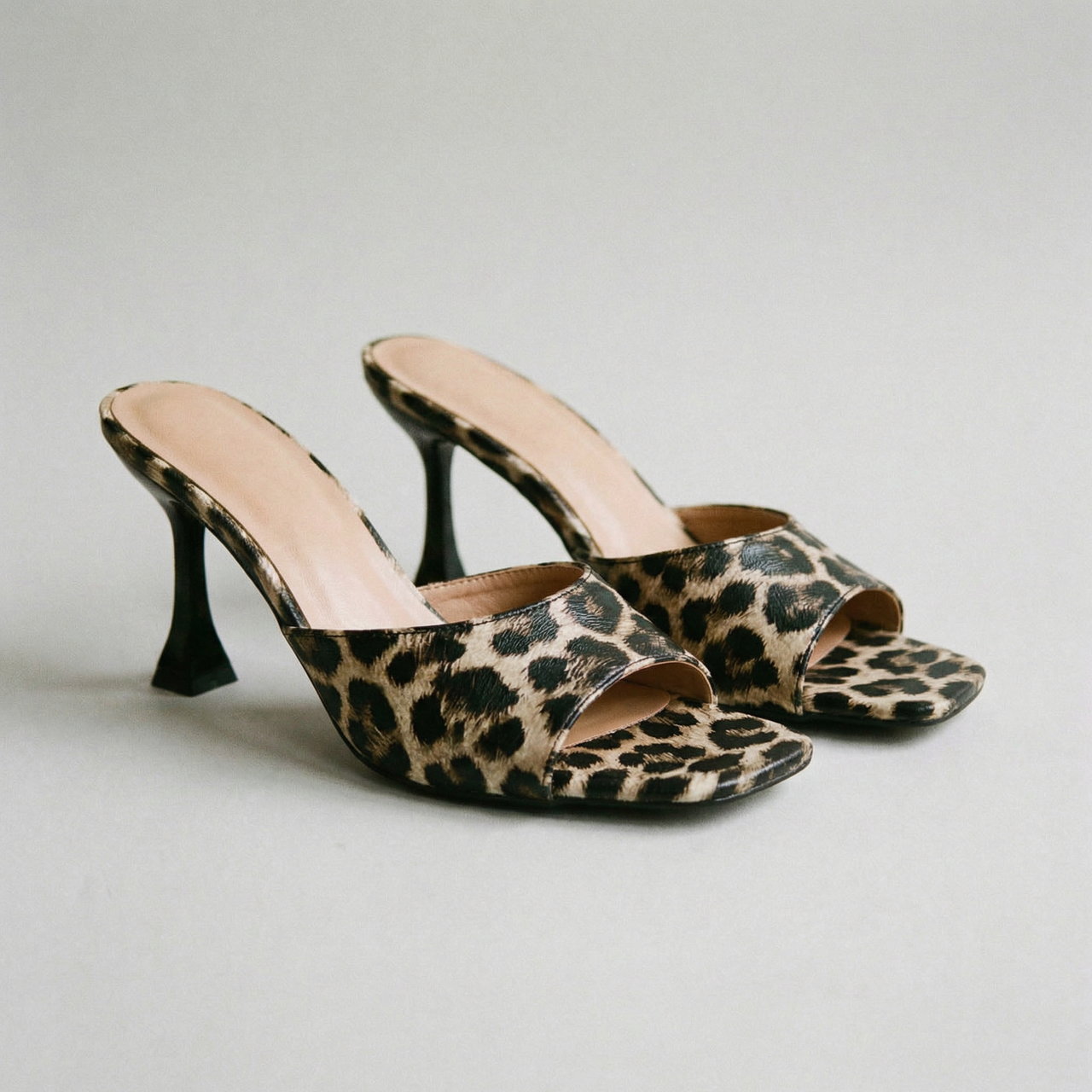Cheetah Chic Mules