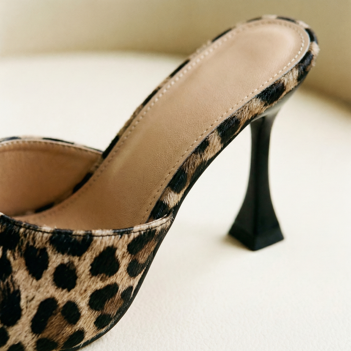 Cheetah Chic Mules