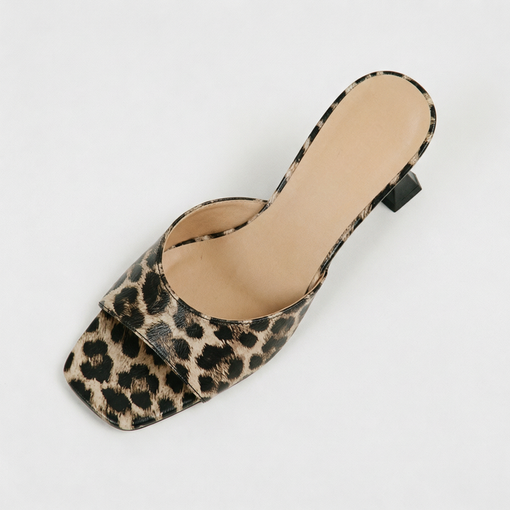 Cheetah Chic Mules