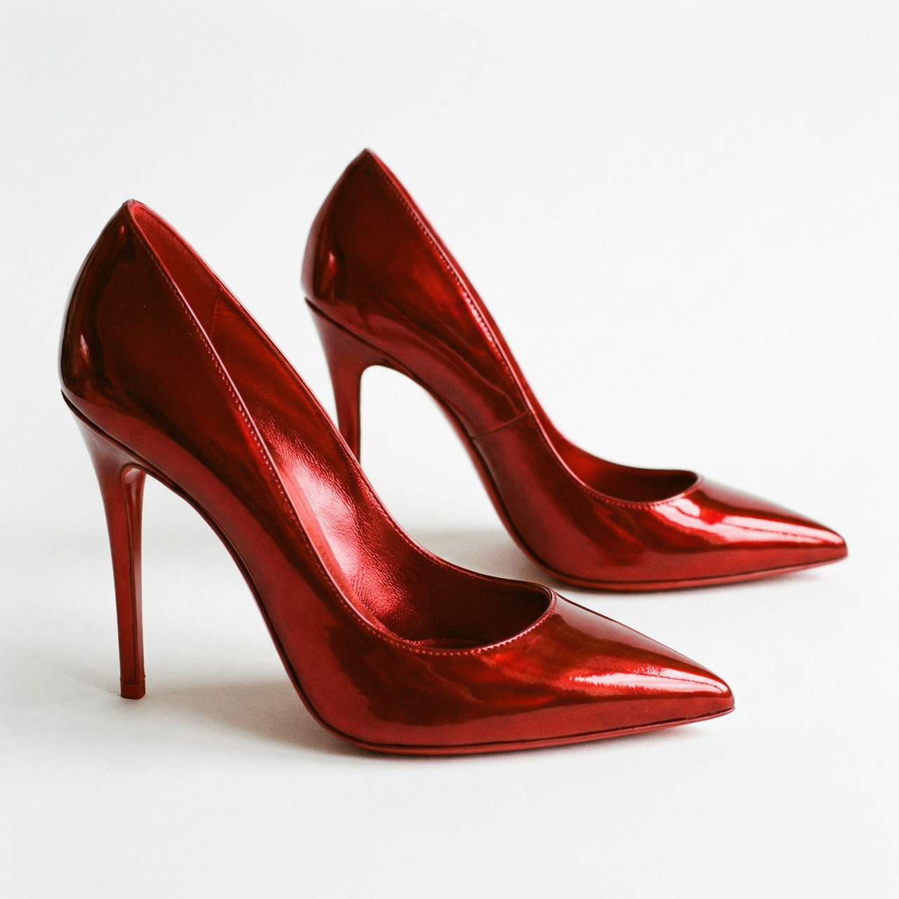 Scarlet Stiletto Pumps