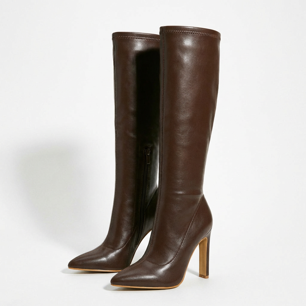 The Serpentine Knee Boot